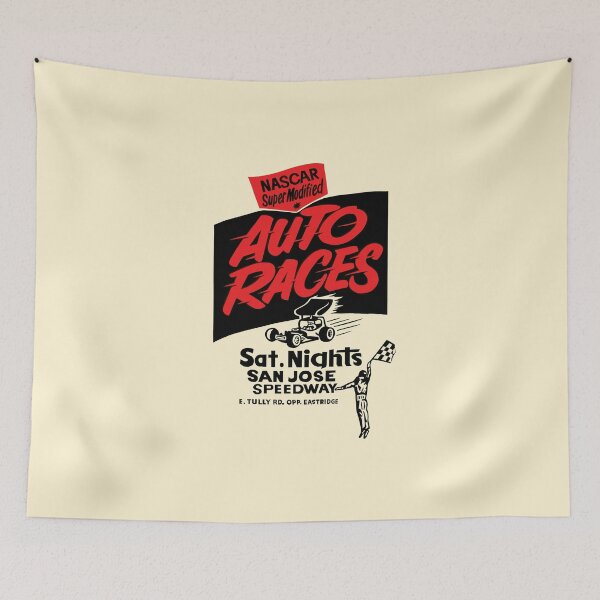 Item preview, Vintage Super Modified Auto Races, San Jose Speedway designed and sold by retropetrol.
