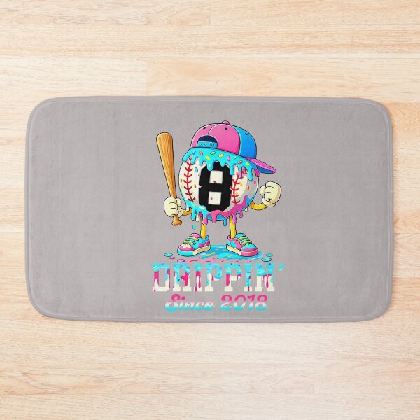 Item preview, Baseball 8 Years Old Since 2018 Ice Cream 8th Birthday Boy designed and sold by mjohnson9.