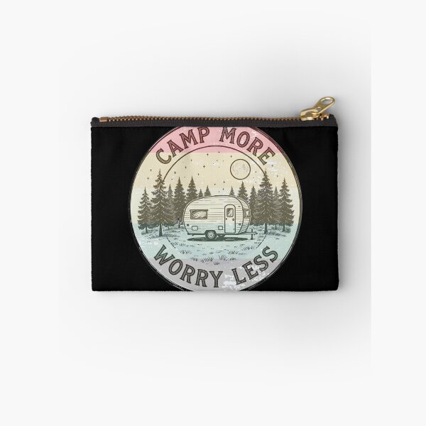Item preview, Camp More Worry Less Vintage Outdoor Camper Camping Design designed and sold by Ladys-Gents.