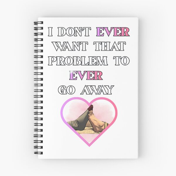 Item preview, “I don’t ever want that problem to ever go away” - Heated Rivalry Inspired Quote Graphic –  Fan Art designed and sold by WolfBirdDesigns.