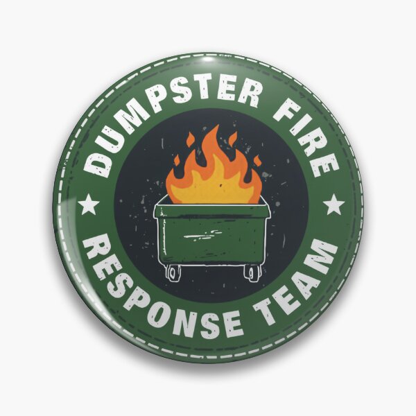 Item preview, Dumpster Fire Response Team Leader Always Managing Wild Office Disasters designed and sold by SkeletonsDanger.