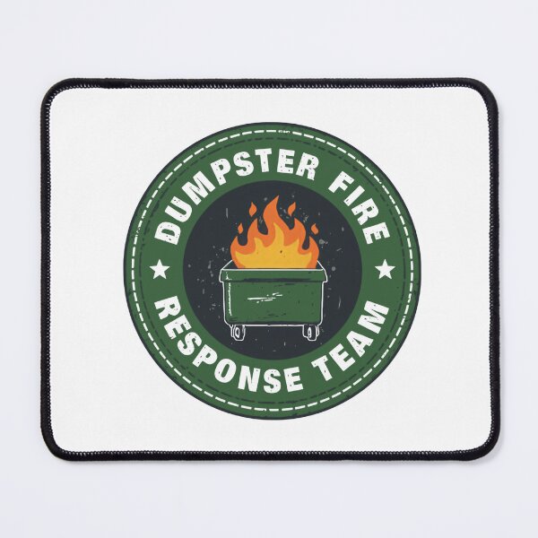 Item preview, Dumpster Fire Response Team Leader Always Managing Wild Office Disasters designed and sold by SkeletonsDanger.