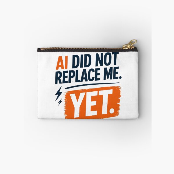 Item preview, AI did not replace me. Yet designed and sold by aipolohu.