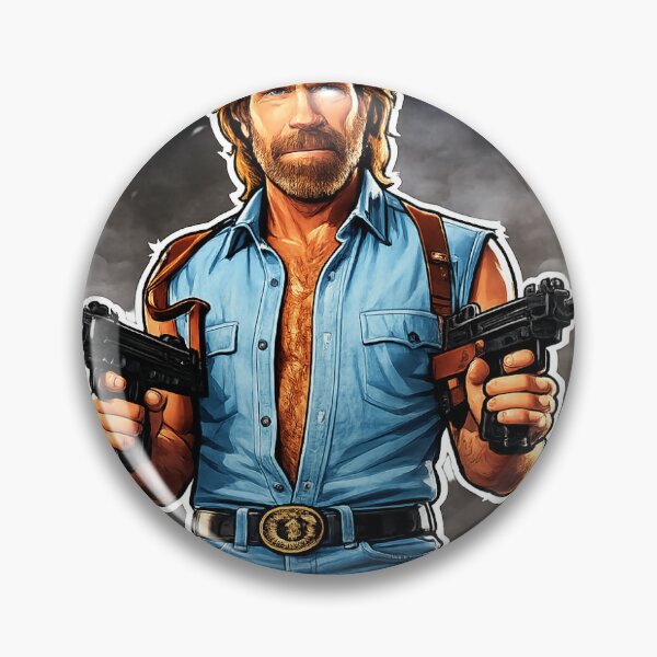 Item preview, Retro Action Hero Cartoon Sticker | Vintage 80s Tough Guy Illustration designed and sold by NOVOZA.