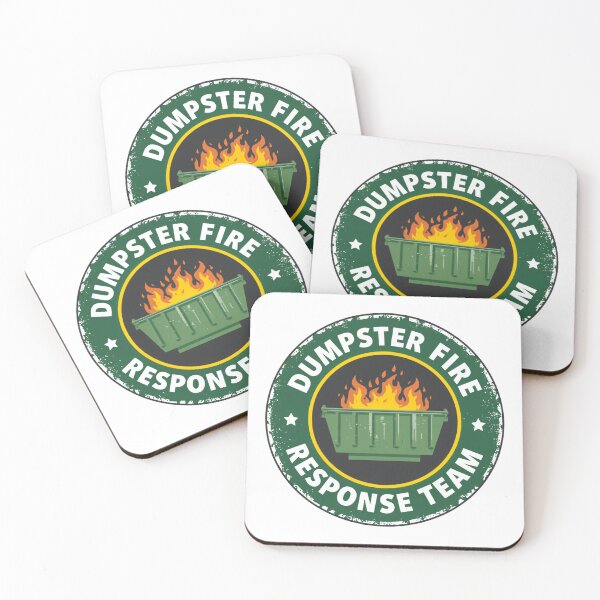 Item preview, Dumpster Fire Response Team Always Fixing Ridiculous Everyday Problems designed and sold by SkeletonsDanger.