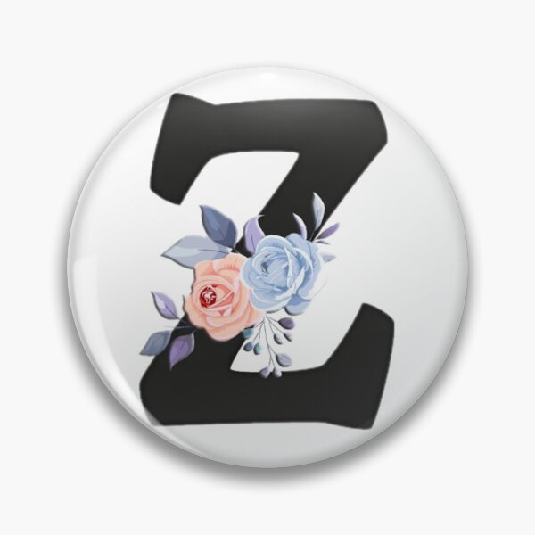 Item preview, Floral Letter Z - Aesthetic Rose Monogram Initial Art designed and sold by PixelVibe Art.
