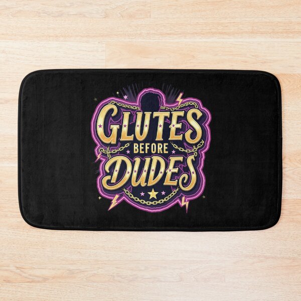 Item preview, Glutes Before Dudes – Gay Gym Power, Bold Pride Vibes designed and sold by InkDazzle.