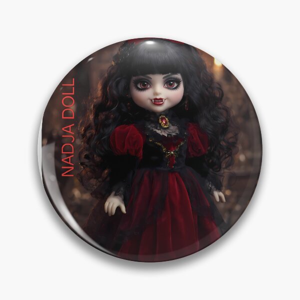 Item preview, Nadja Doll Vampire Gothic Aesthetic Horror Art designed and sold by ascendzero.