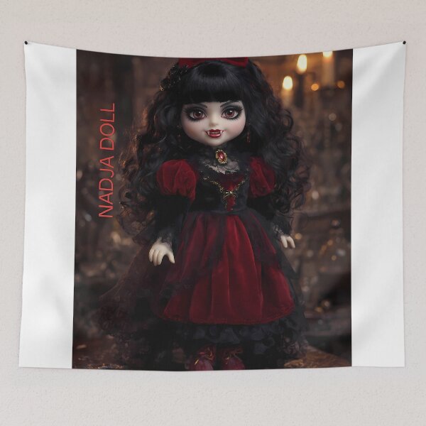 Item preview, Nadja Doll Vampire Gothic Aesthetic Horror Art designed and sold by ascendzero.