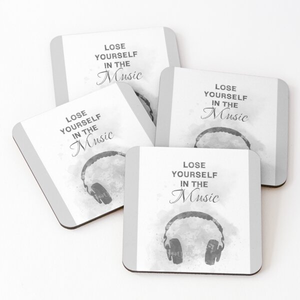 Item preview, Lose Yourself in the Music – Minimalist Headphones Design designed and sold by Clauando.