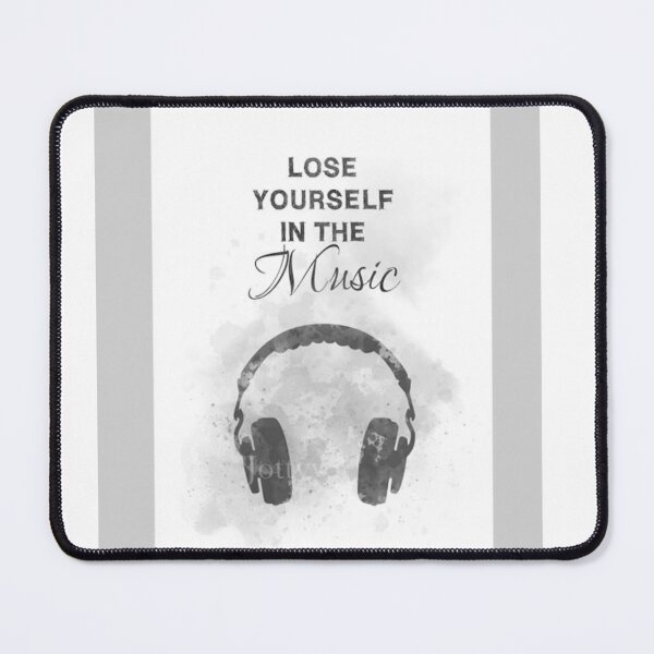 Item preview, Lose Yourself in the Music – Minimalist Headphones Design designed and sold by Clauando.