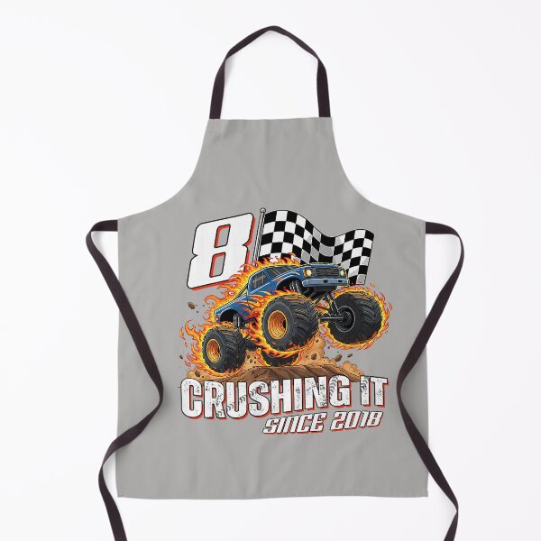 Item preview, Birthday Monster Truck 8 Year Old Boys 8th Party Born 2018 designed and sold by MabelWells.
