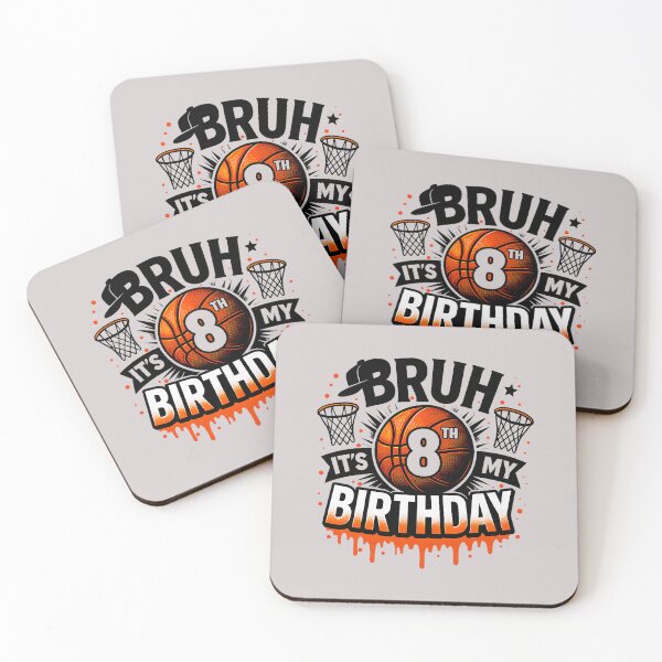 Item preview, Bruh It's My 8th Birthday Basketball Boys 8 Years Old Bday designed and sold by MabelWells.