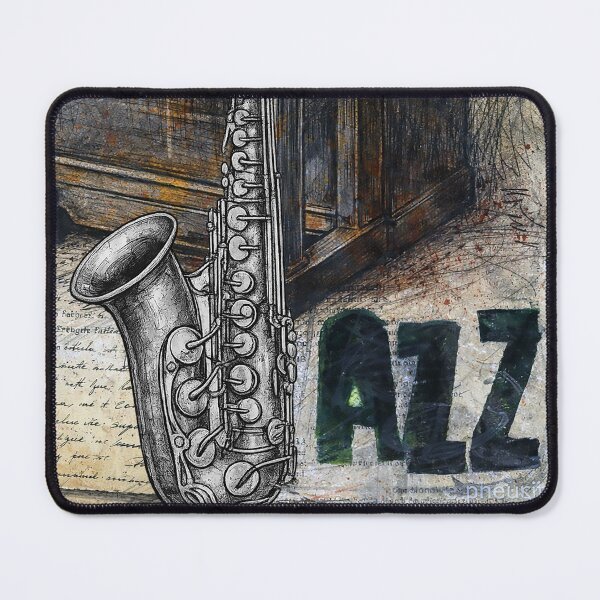 Item preview, Vintage Jazz Saxophone Piano Art Print – Retro Music Wall Decor, Jazz Lover Gift, Musician Illustration designed and sold by art2print.