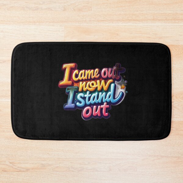 Item preview, Proud to Stand Out: Bold Colorful LGBT Pride Statement designed and sold by InkDazzle.