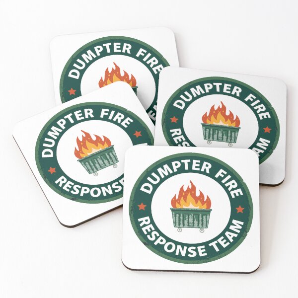 Item preview, Dumpster Fire Response Team Always Responding To Extreme Situations Quickly designed and sold by SkeletonsDanger.