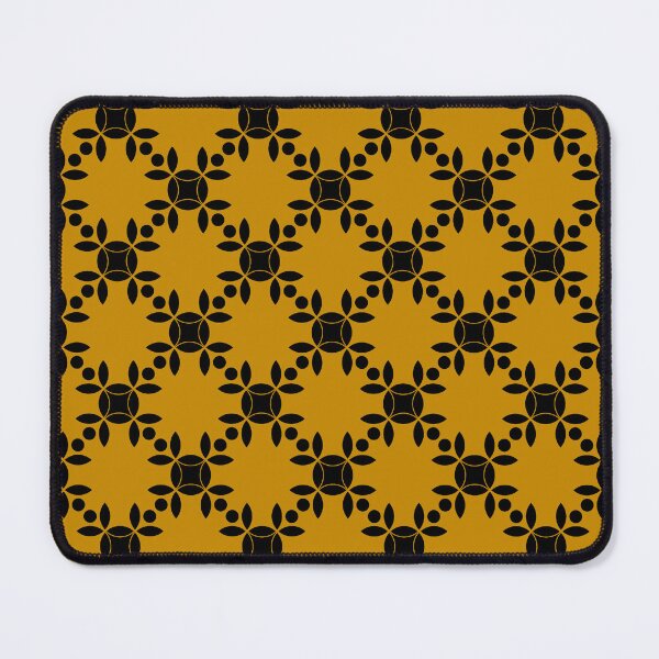 Item preview, Ochre lattice geometric seamless repeating pattern designed and sold by SeamlessDsign.