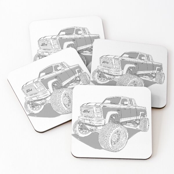 Item preview, Outline Ford truck designed and sold by Nick Shirokov.
