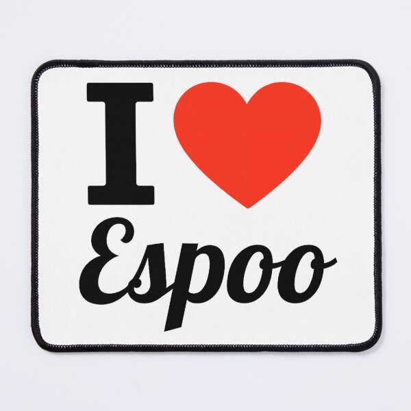 Item preview, I Love Espoo | Finland City Typography | Nordic Culture, Nature & Modern Urban Design designed and sold by PaintedPixels01.