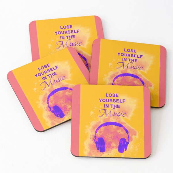 Item preview, Music Lover Quote with Headphones designed and sold by Clauando.