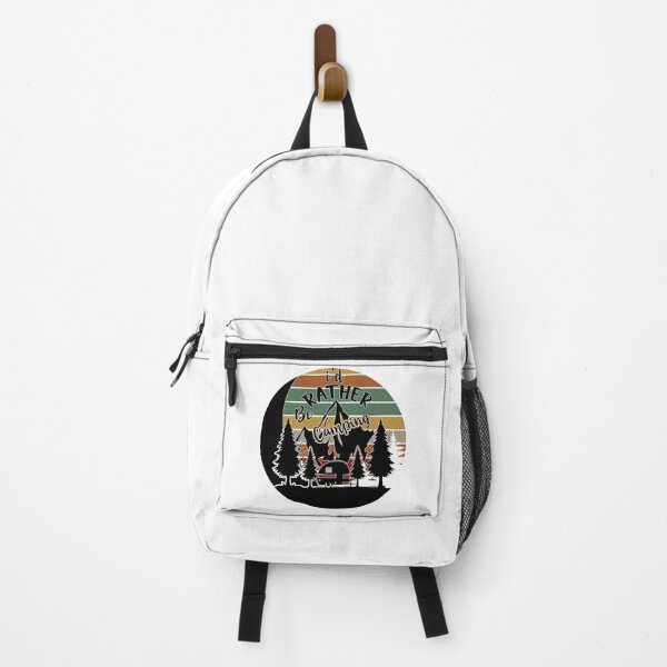 Item preview, I’d Rather Be Camping Vintage Retro Camper Design designed and sold by Ladys-Gents.