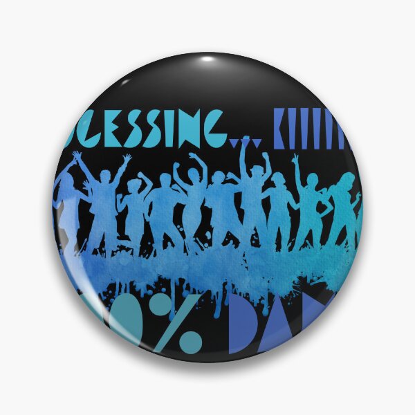 Item preview, Vibe Check: 100% Dance - Minimalist Loading Bar Typography designed and sold by Mini Pixel Perfect Co..