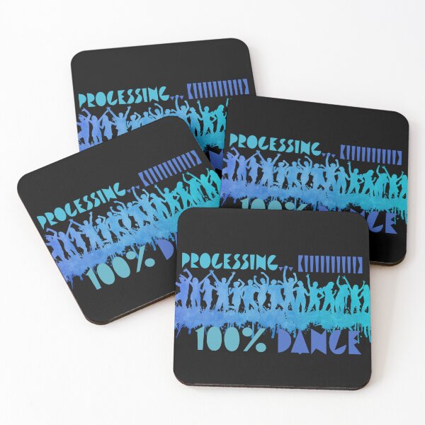 Item preview, Vibe Check: 100% Dance - Minimalist Loading Bar Typography designed and sold by Mini Pixel Perfect Co..
