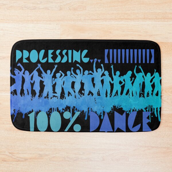Item preview, Vibe Check: 100% Dance - Minimalist Loading Bar Typography designed and sold by Mini Pixel Perfect Co..
