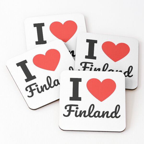 Item preview, I Love Finland | Nordic Pride Typography | Culture, Nature & Scandinavian Lifestyle Design designed and sold by PaintedPixels01.