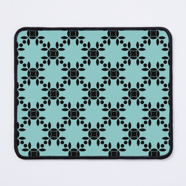 Item preview, Duck egg blue lattice geometric seamless repeating pattern designed and sold by SeamlessDsign.
