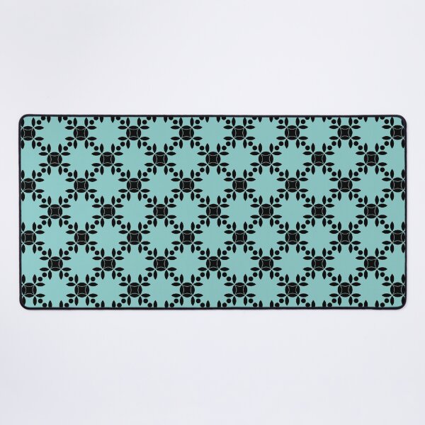 Item preview, Duck egg blue lattice geometric seamless repeating pattern designed and sold by SeamlessDsign.