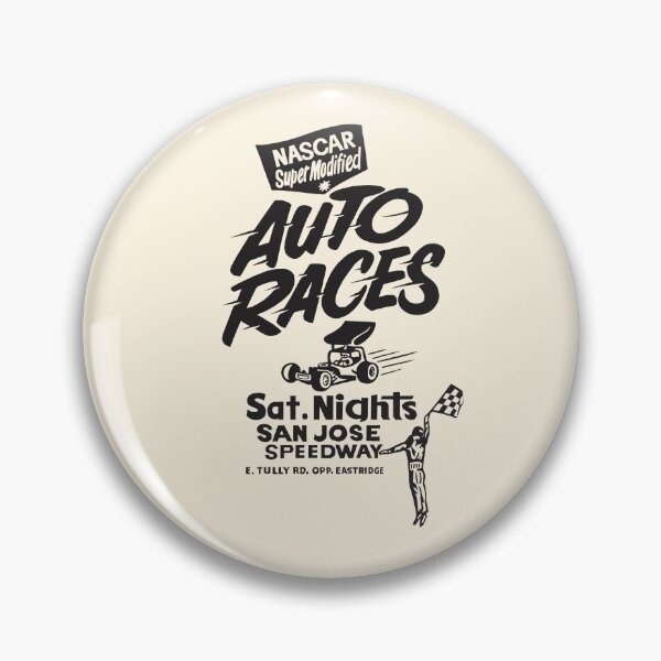 Item preview, Vintage Super Modified Auto Races, San Jose Speedway - black print designed and sold by retropetrol.