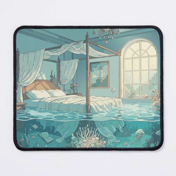 Item preview, Dreamy ocean bedroom designed and sold by tigrootiger.