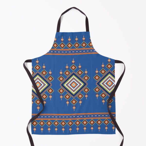 Item preview, Blue Tribal Diamond Pattern Backgroun designed and sold by PowerAntShop.