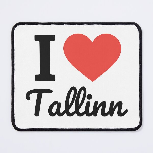 Item preview, I Love Tallinn | Estonia Capital Typography | Medieval Charm & Nordic Culture Design designed and sold by PaintedPixels01.