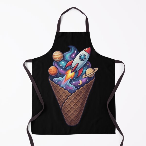 Item preview, Galactic Scoop: Space Rocket Ice Cream Cone designed and sold by Bug by Design.