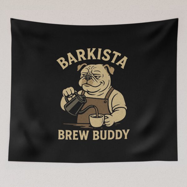 Item preview, French Bulldog - Barkista Brew Buddy designed and sold by DemureArtsy.