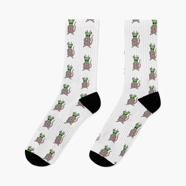 Item preview, Alien Rat Holding a Pink Lily Botanical Mashup designed and sold by ogduckboy.