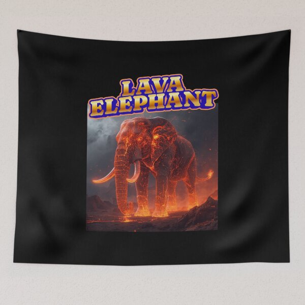 Item preview, DESIGN OF LAVA ELEPHANT designed and sold by mama-creative.