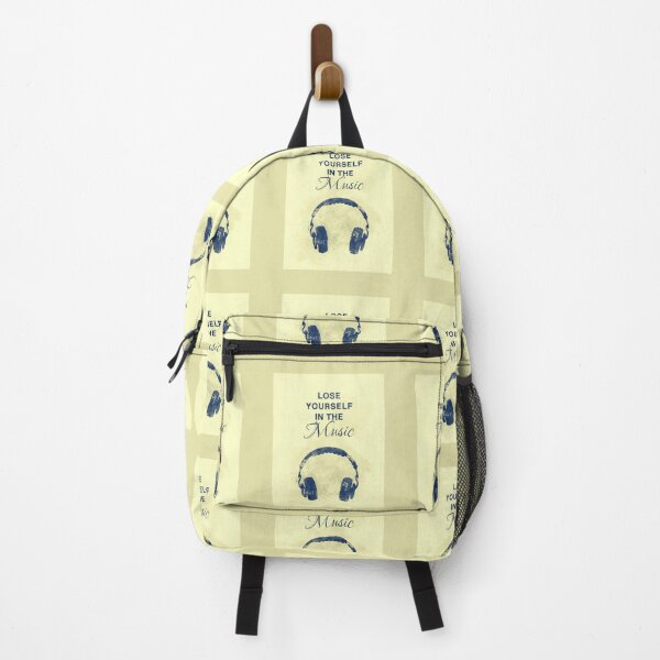 Item preview, Minimal Headphones Art with Inspirational Music Quote designed and sold by Clauando.