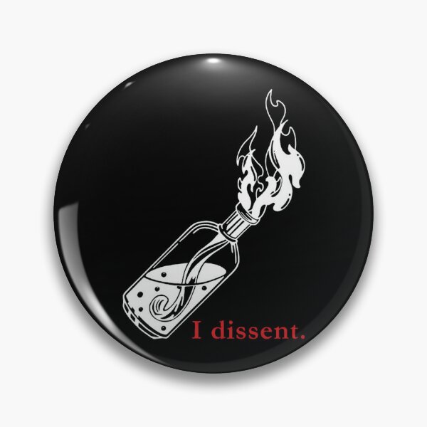Item preview, I Dissent - White Bottle  designed and sold by WaxenJackson.