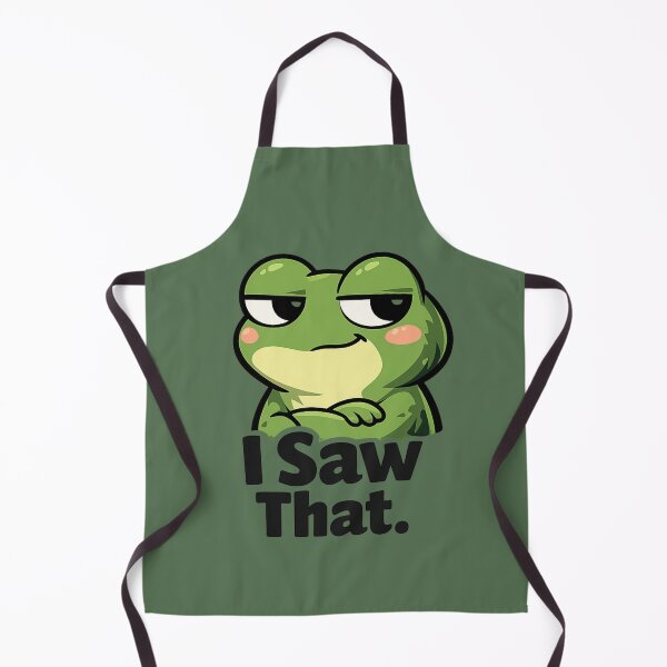 Item preview, I Saw That Funny Frog Cute Sarcastic Meme T-Shirt Sticker Design designed and sold by BabyStark.
