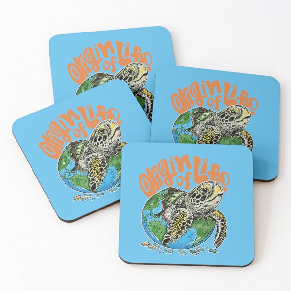Item preview, Sea Turtle Origin of Life – Save Earth Eco Ocean Conservation Illustration designed and sold by Apostrophe8.