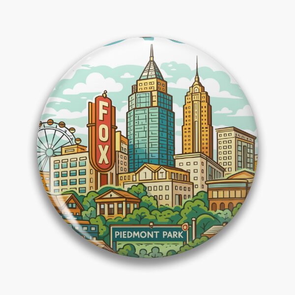 Item preview, Atlanta Midtown Cityscape T-Shirt designed and sold by Matinez Pink.