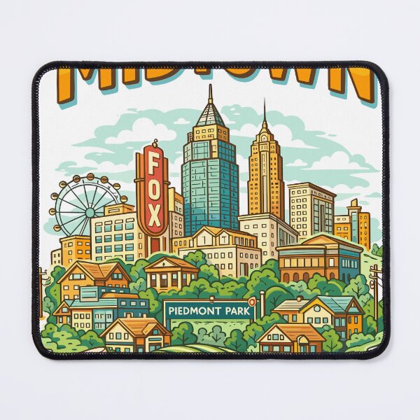 Item preview, Atlanta Midtown Cityscape T-Shirt designed and sold by Matinez Pink.