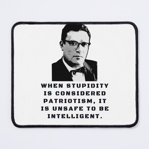 Item preview, Isaac Asimov quote When Stupidity Is Considered Patriotism, It Is Unable To Be Intelligent designed and sold by WaxenJackson.