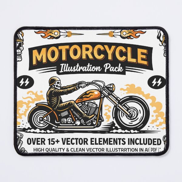 Item preview, Motorcycle Illustration Pack T-Shirt designed and sold by Matinez Pink.