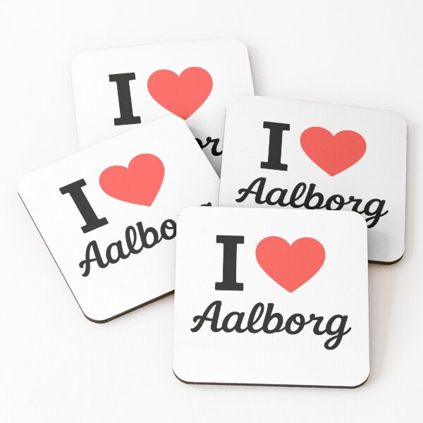 Item preview, I Love Aalborg | Denmark City Typography | Nordic Culture, History & Urban Charm Design designed and sold by PaintedPixels01.