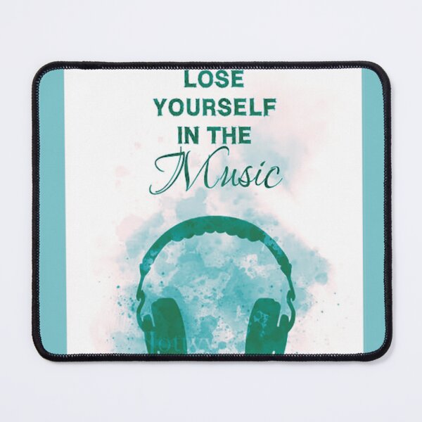 Item preview, Music Is Life – Aesthetic Headphones Quote Design designed and sold by Clauando.