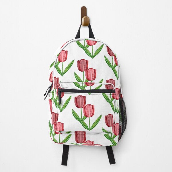 Item preview, Flowers Red tulips - minimalist hand-drawn digital drawing designed and sold by ZorianArt.